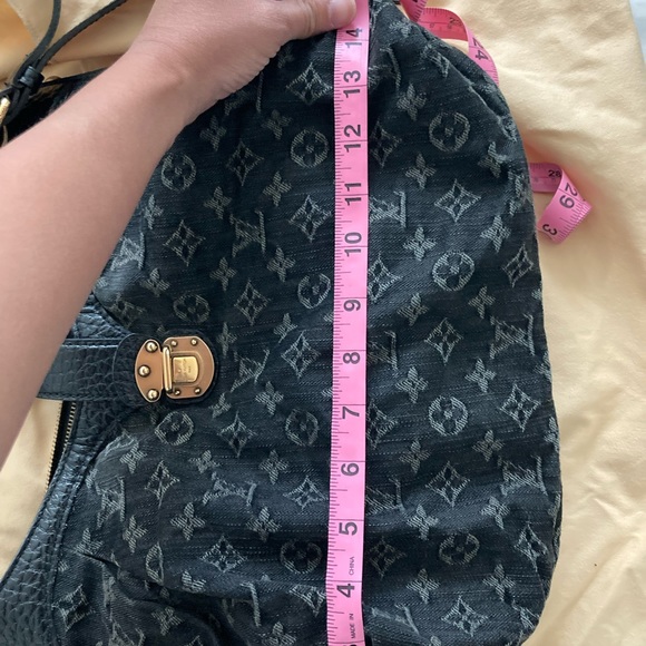 Louis Vuitton Black Denim Mahina - Picture 6 of 7